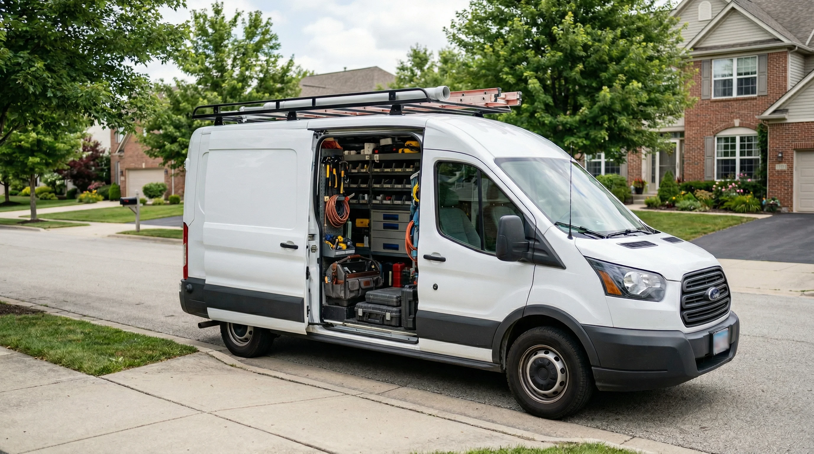 KI Telefonassistent Handwerk: Handwerker bei der Arbeit in einer Werkstatt mit Fokus auf Handwerk