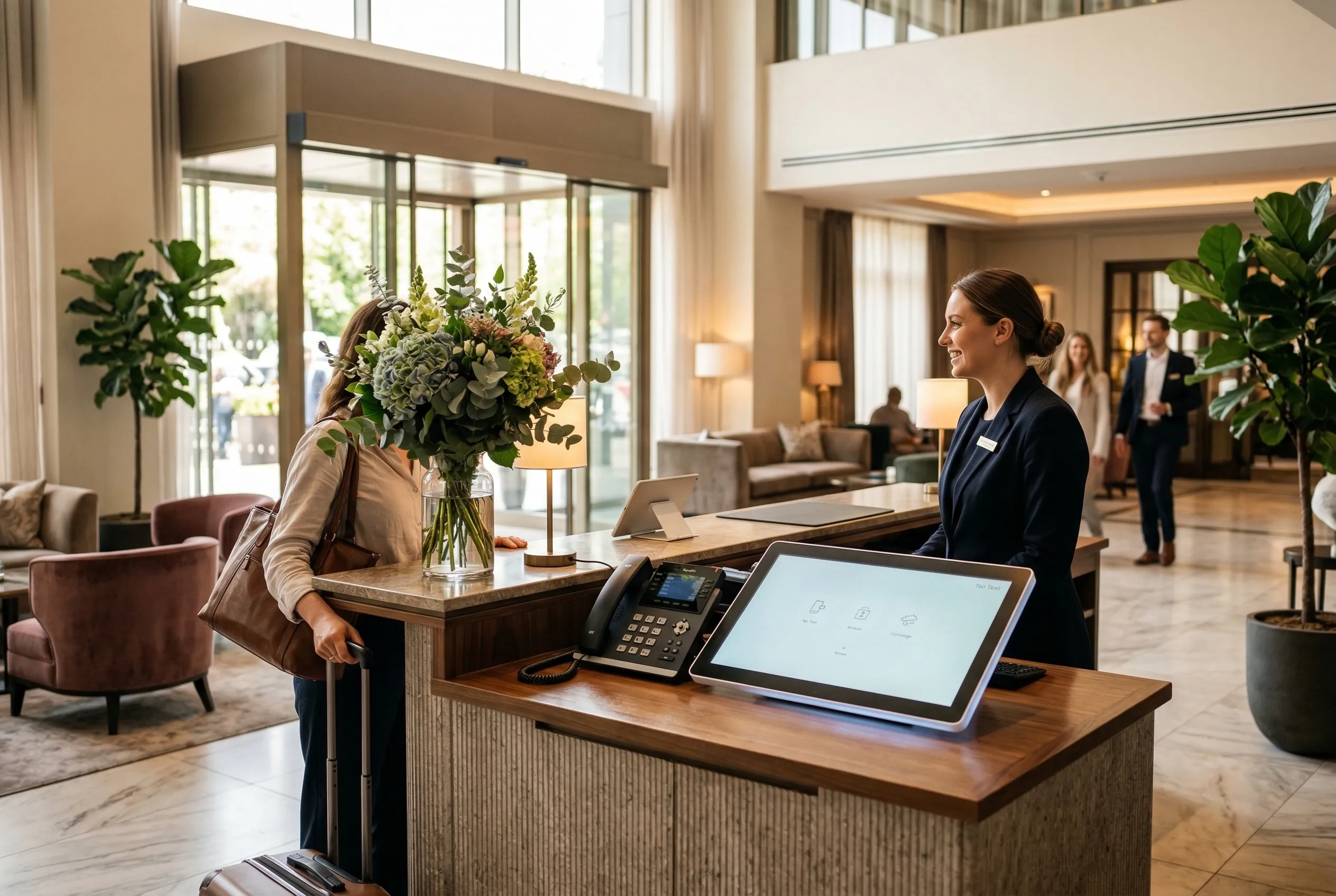 Voice Bot an der Hotelrezeption — Digitales Reservierungssystem